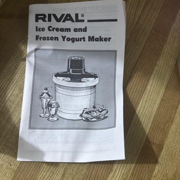 Rival Ice Cream Maker 4 QT Electric Yogurt Freezer 8401 In Original Box - Picture 3 of 10
